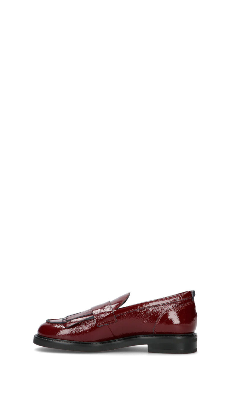 ROBERTA GINEPRI Mocassino donna bordeaux in pelle