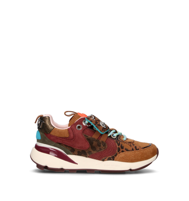 KURT GEIGER Sneaker donna multicolor in suede