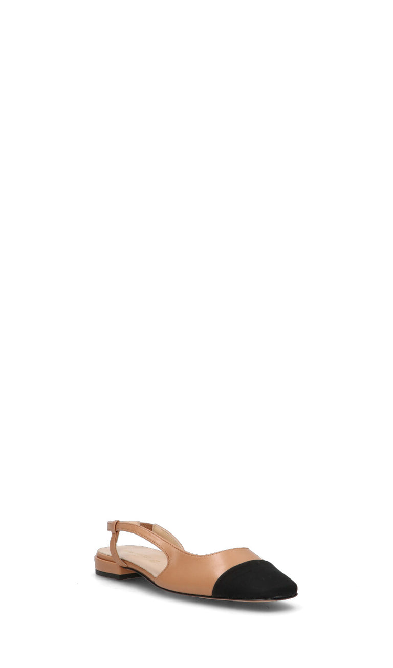 REBECCA VAN DIK Slingback donna beige/nera