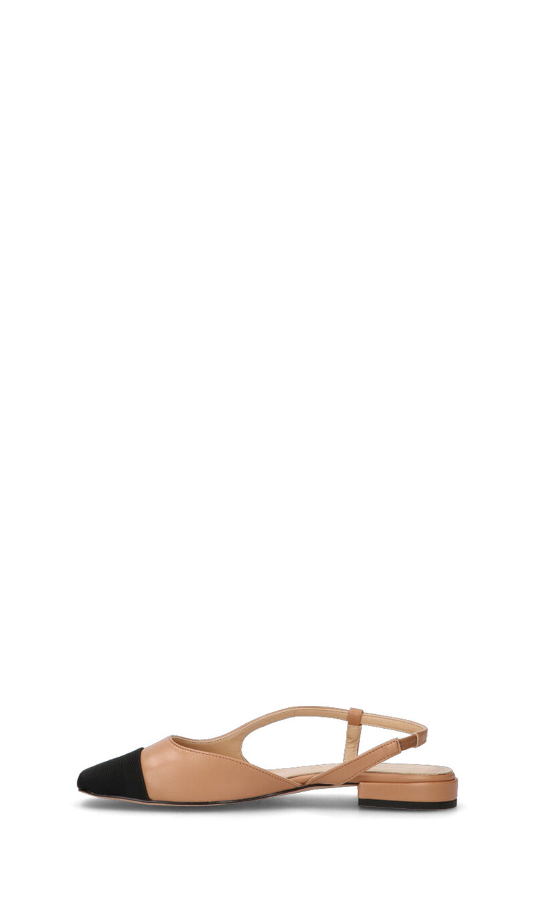 REBECCA VAN DIK Slingback donna beige/nera