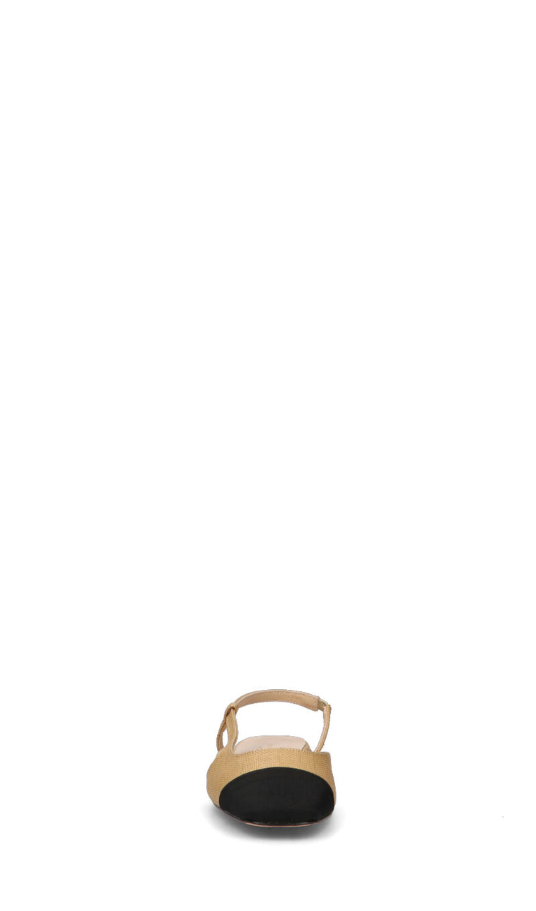REBECCA VAN DIK Slingback donna beige/nera