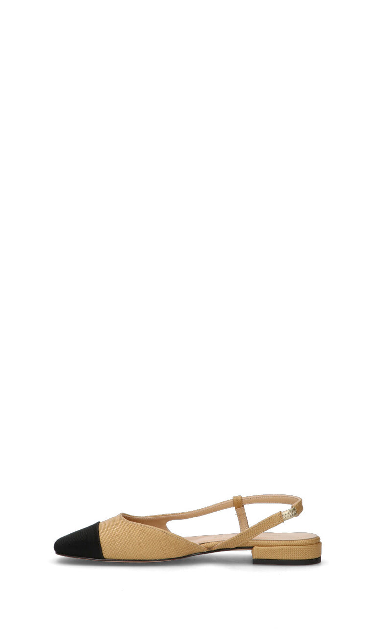 REBECCA VAN DIK Slingback donna beige/nera