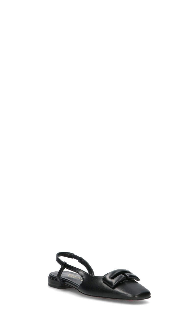 REBECCA VAN DIK Slingback donna nera
