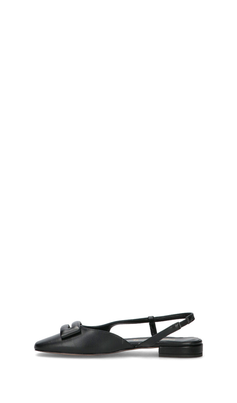 REBECCA VAN DIK Slingback donna nera