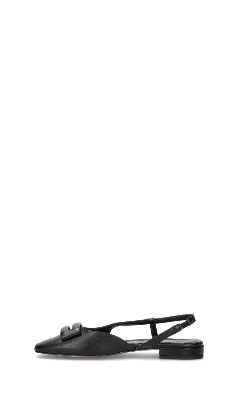 REBECCA VAN DIK Slingback donna nera