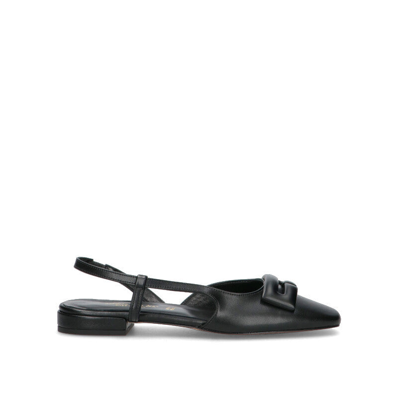 REBECCA VAN DIK Slingback donna nera