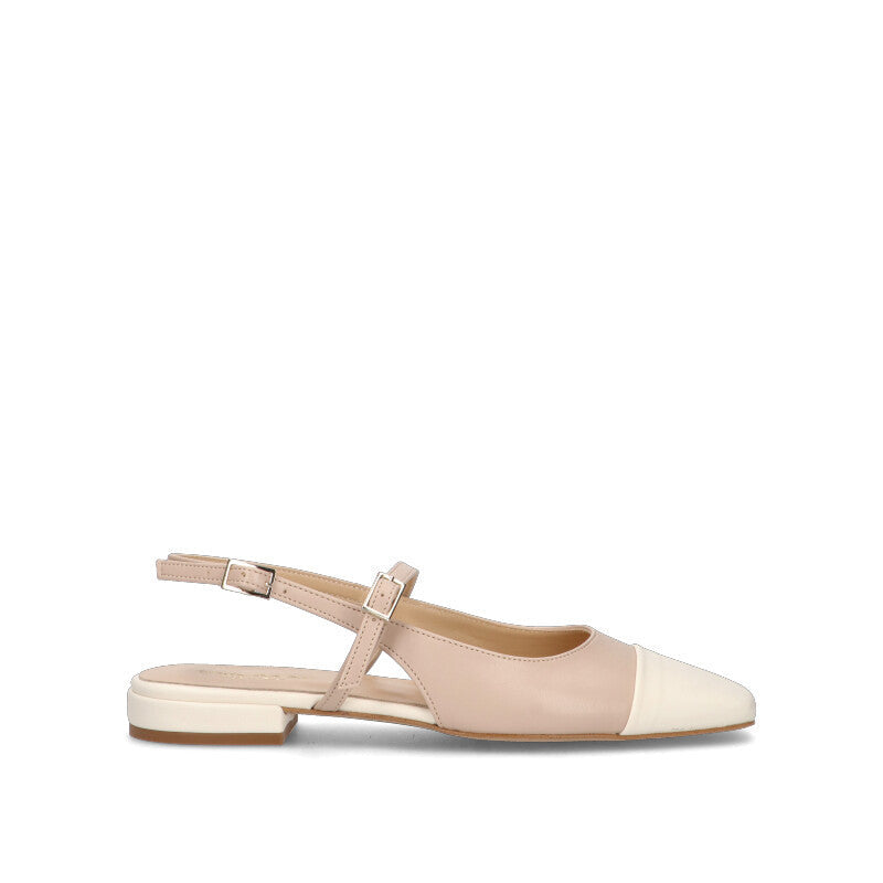 REBECCA VAN DIK Slingback donna beige