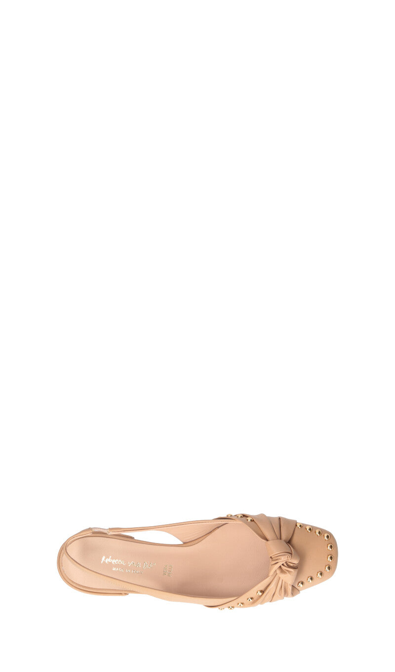 REBECCA VAN DIK Slingback donna beige