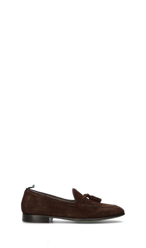 GREEN GEORGE Mocassino uomo marrone in suede