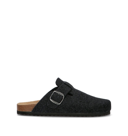 JANE KLAIN Pantofola uomo nera