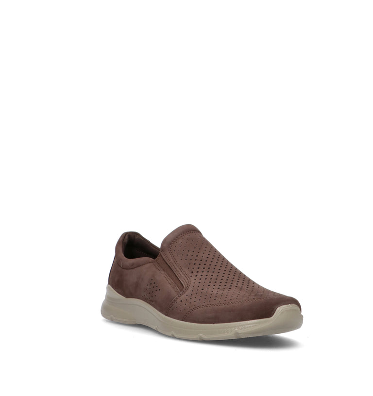 ECCO Slip on uomo marrone in nabuk