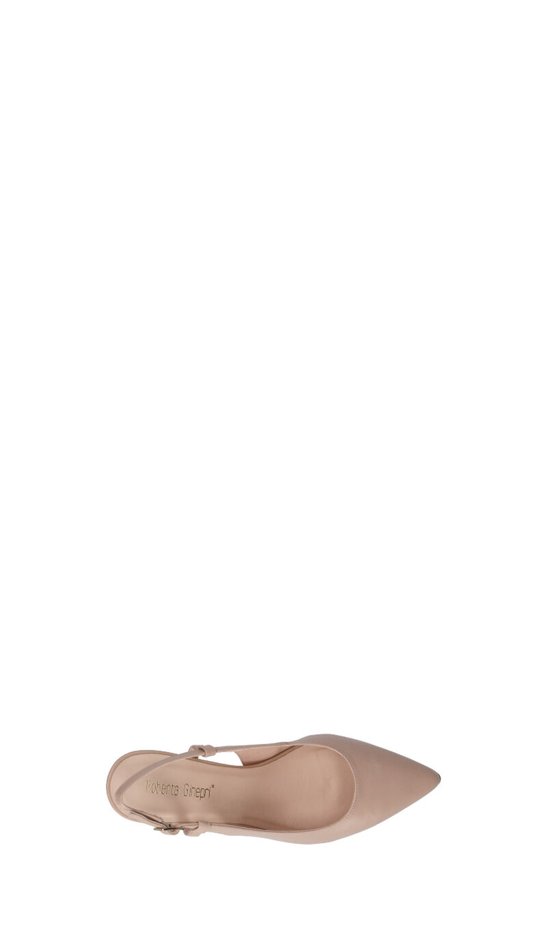 ROBERTA GINEPRI Slingback donna rosa in pelle