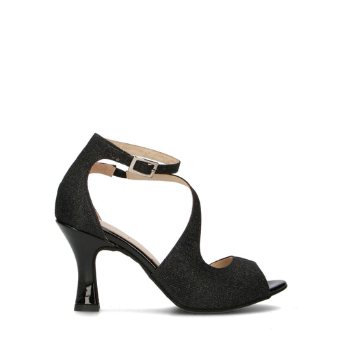 MIDELETTE Sandalo donna nero