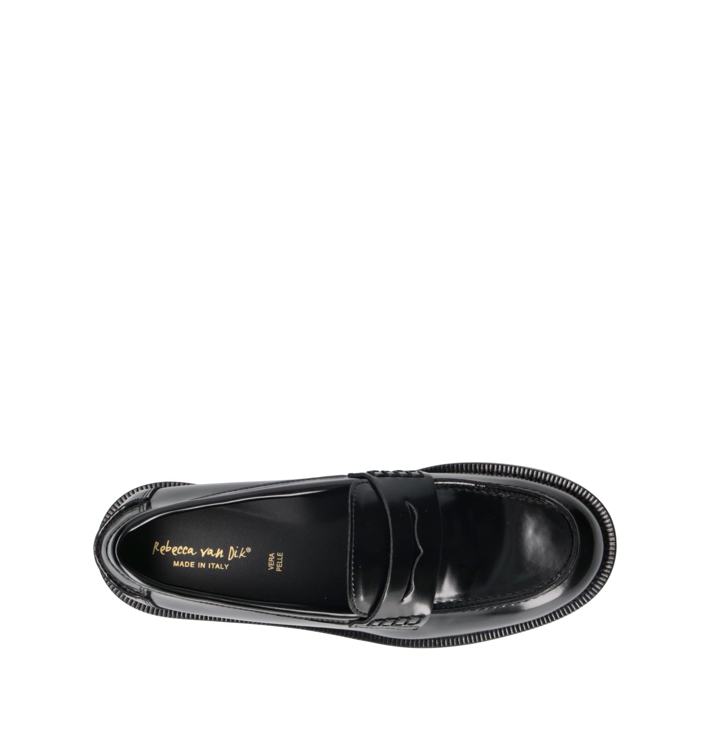 REBECCA VAN DIK Mocassino donna nero