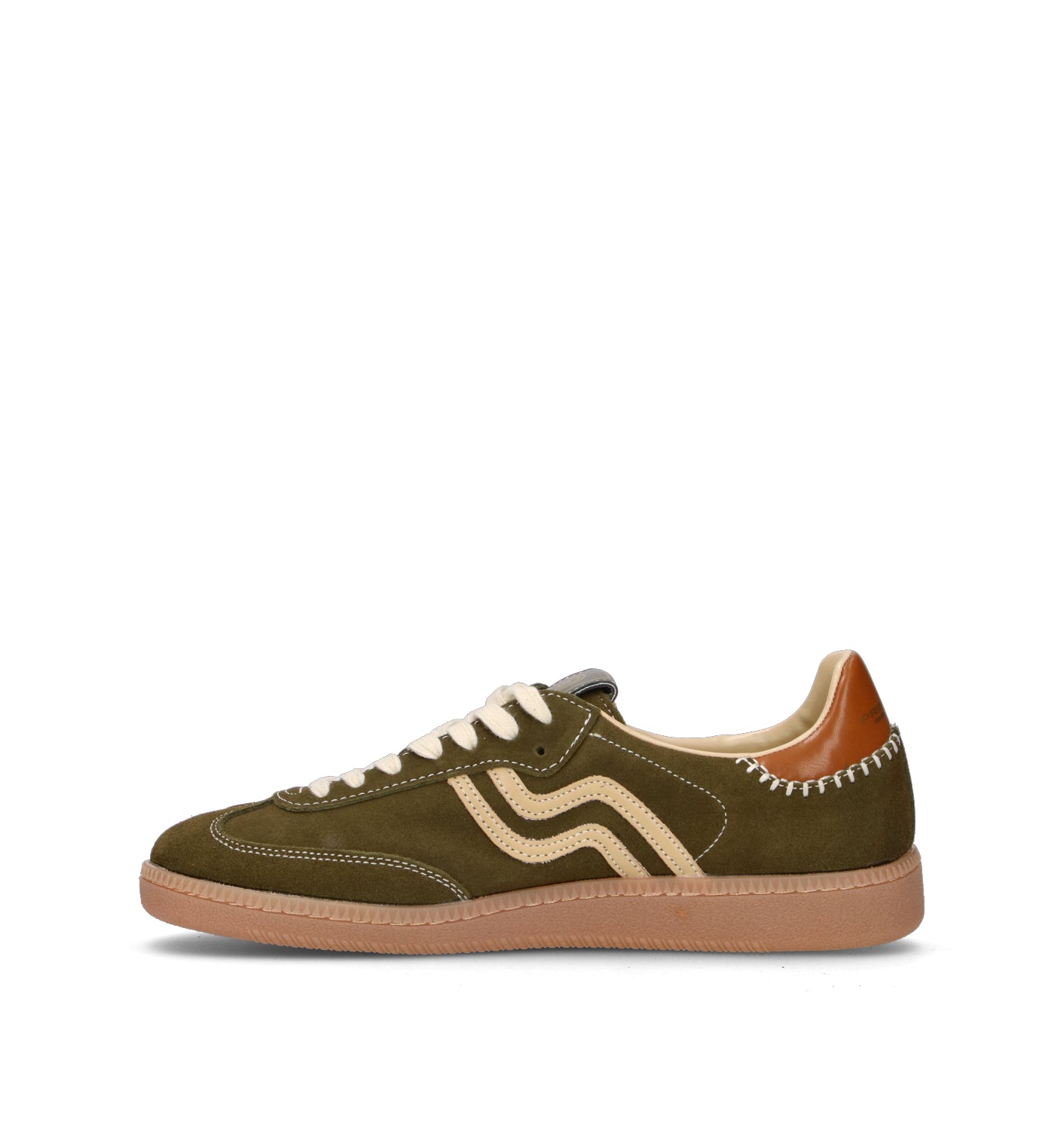 PRIMABASE Sneaker uomo verde in suede