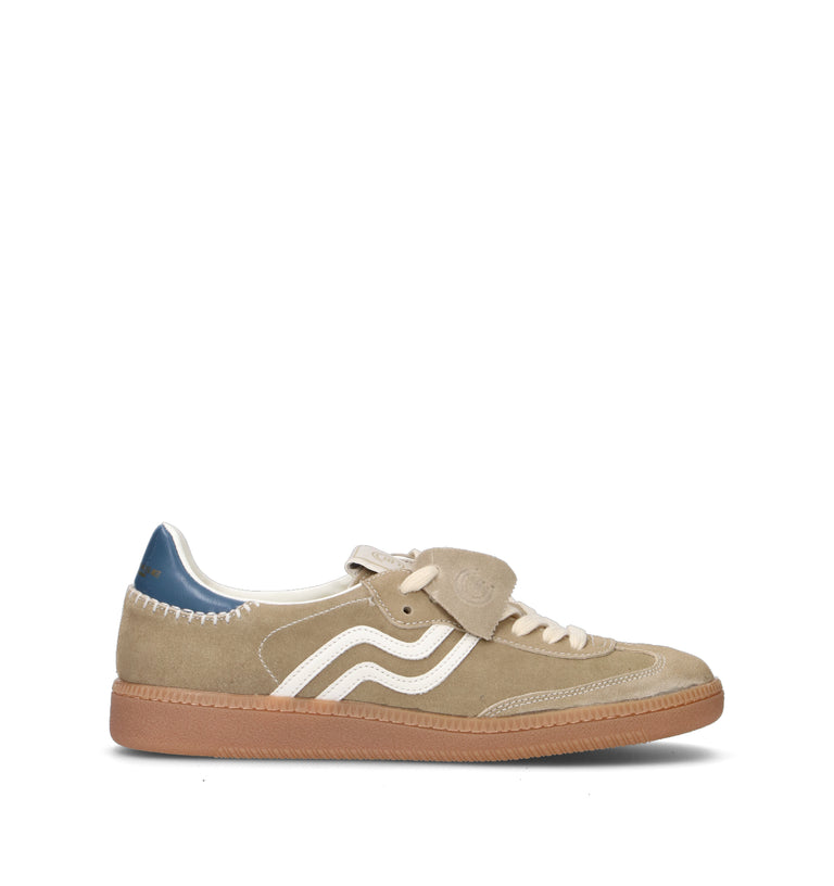 PRIMABASE Sneaker uomo beige in suede