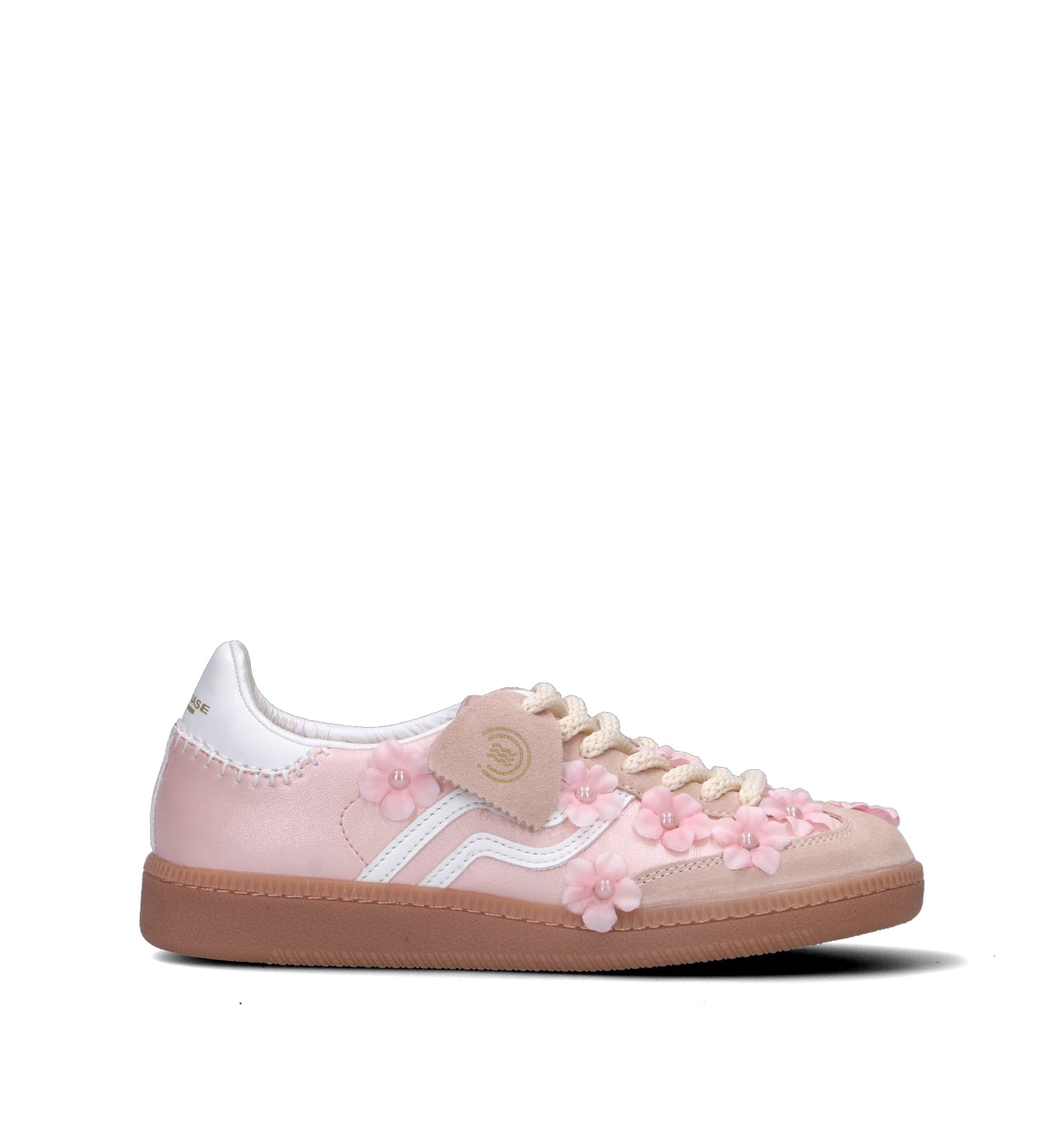 PRIMABASE Sneaker donna rosa in pelle