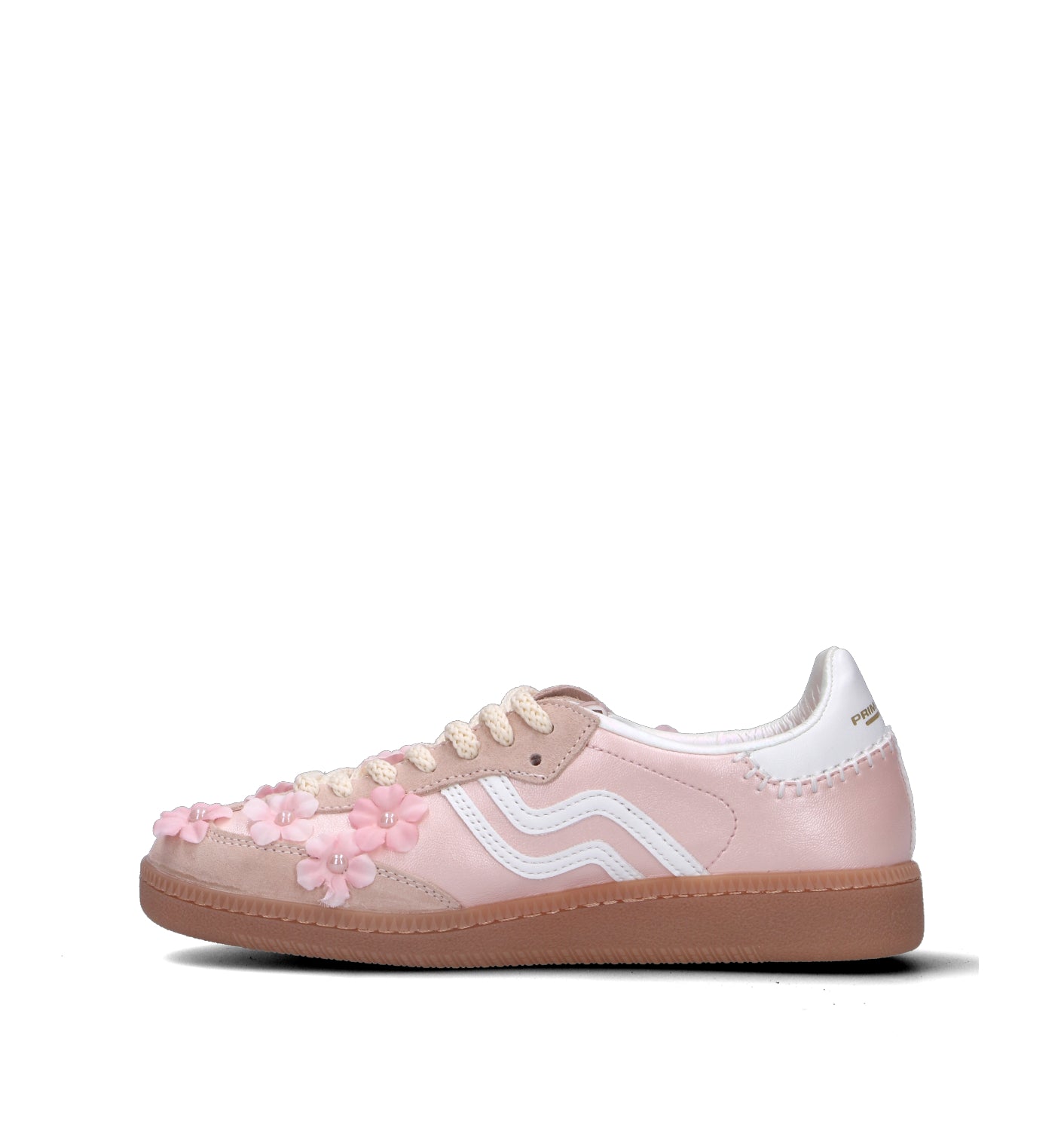 PRIMABASE Sneaker donna rosa in pelle