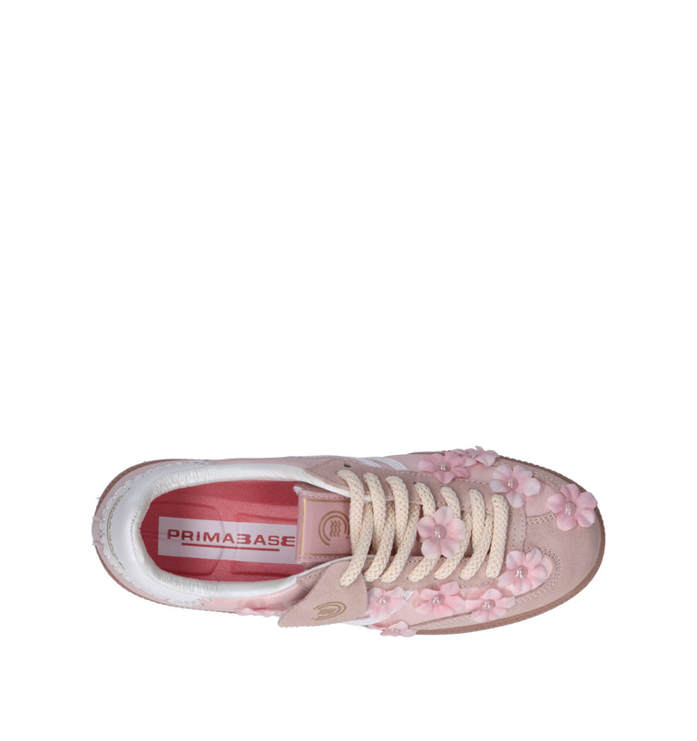 PRIMABASE Sneaker donna rosa in pelle
