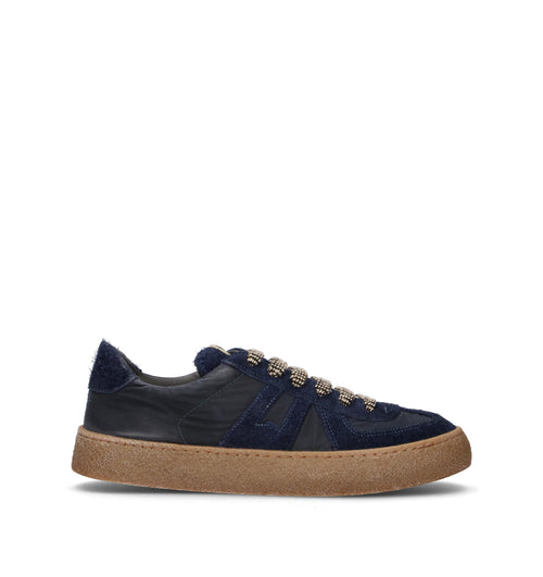 MOMA Sneaker uomo blu in suede