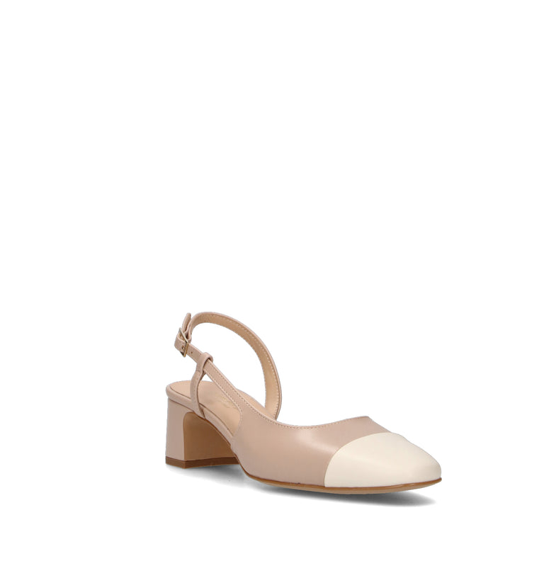 REBECCA VAN DIK Slingback donna nude