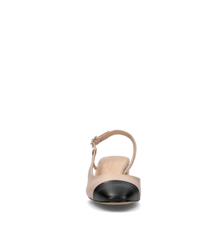 REBECCA VAN DIK Slingback donna nude