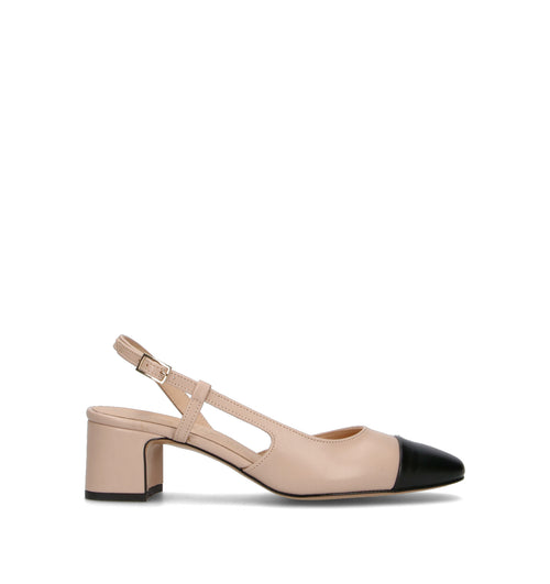 REBECCA VAN DIK Slingback donna nude