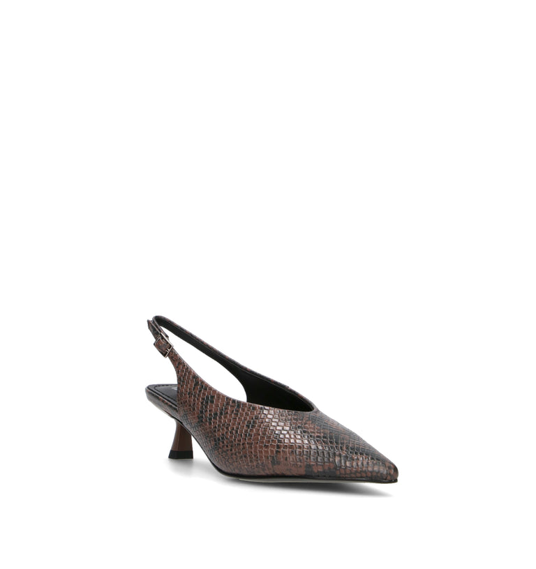 BIBI LOU Slingback donna marrone in pelle