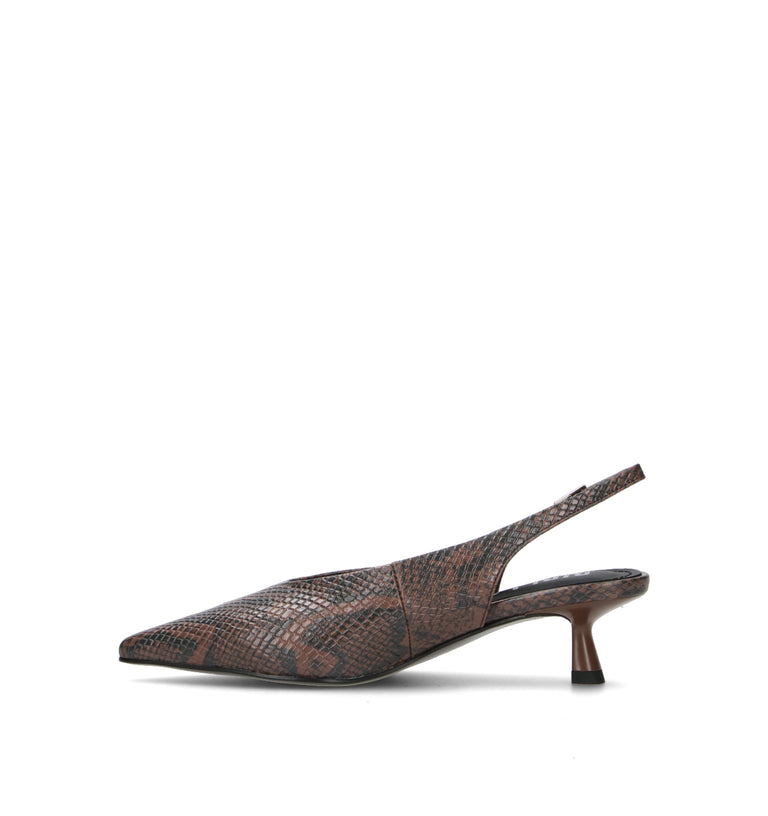 BIBI LOU Slingback donna marrone in pelle