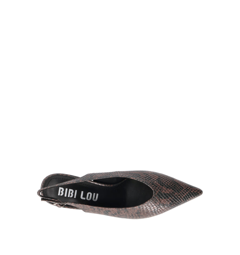 BIBI LOU Slingback donna marrone in pelle