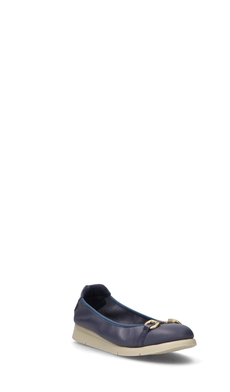 FRAU Ballerina donna blu in pelle