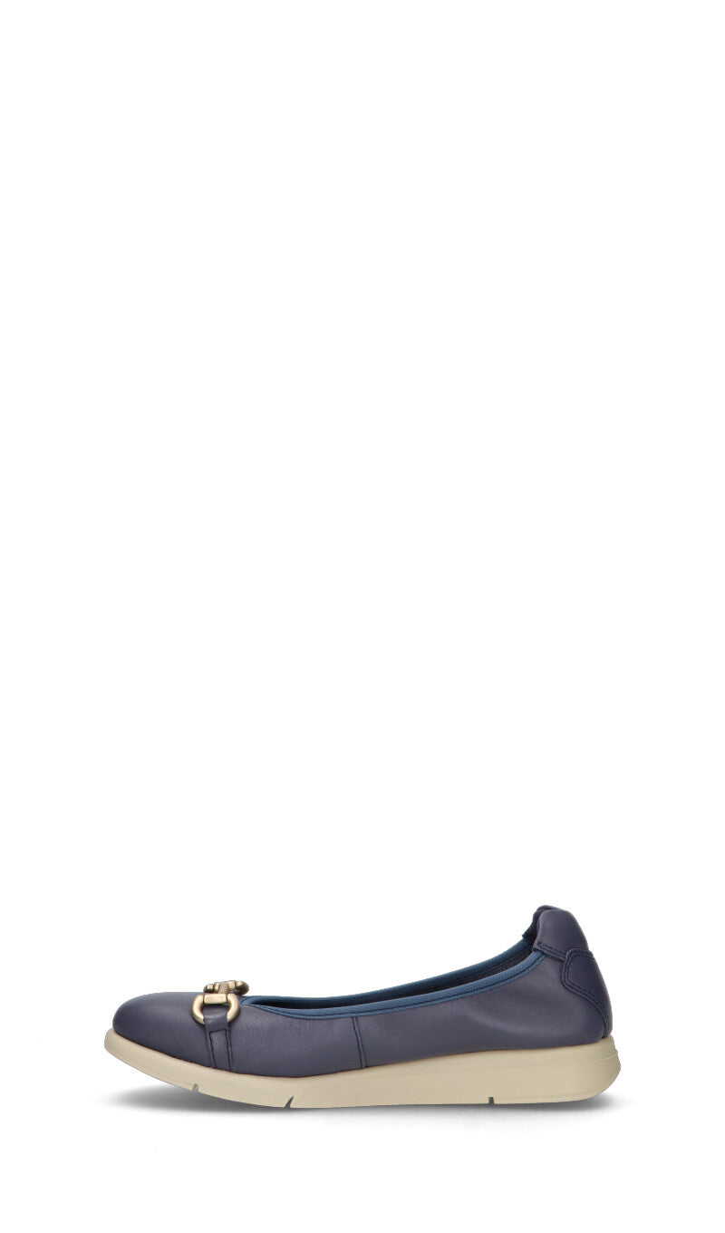FRAU Ballerina donna blu in pelle