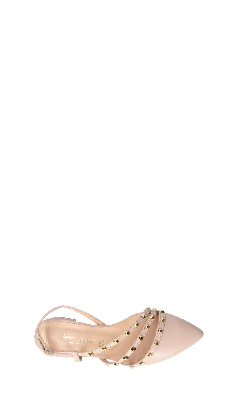REBECCA VAN DIK Slingback donna nude
