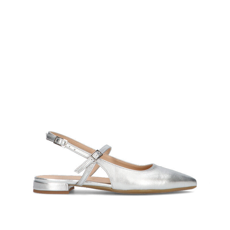 REBECCA VAN DIK Slingback donna argento