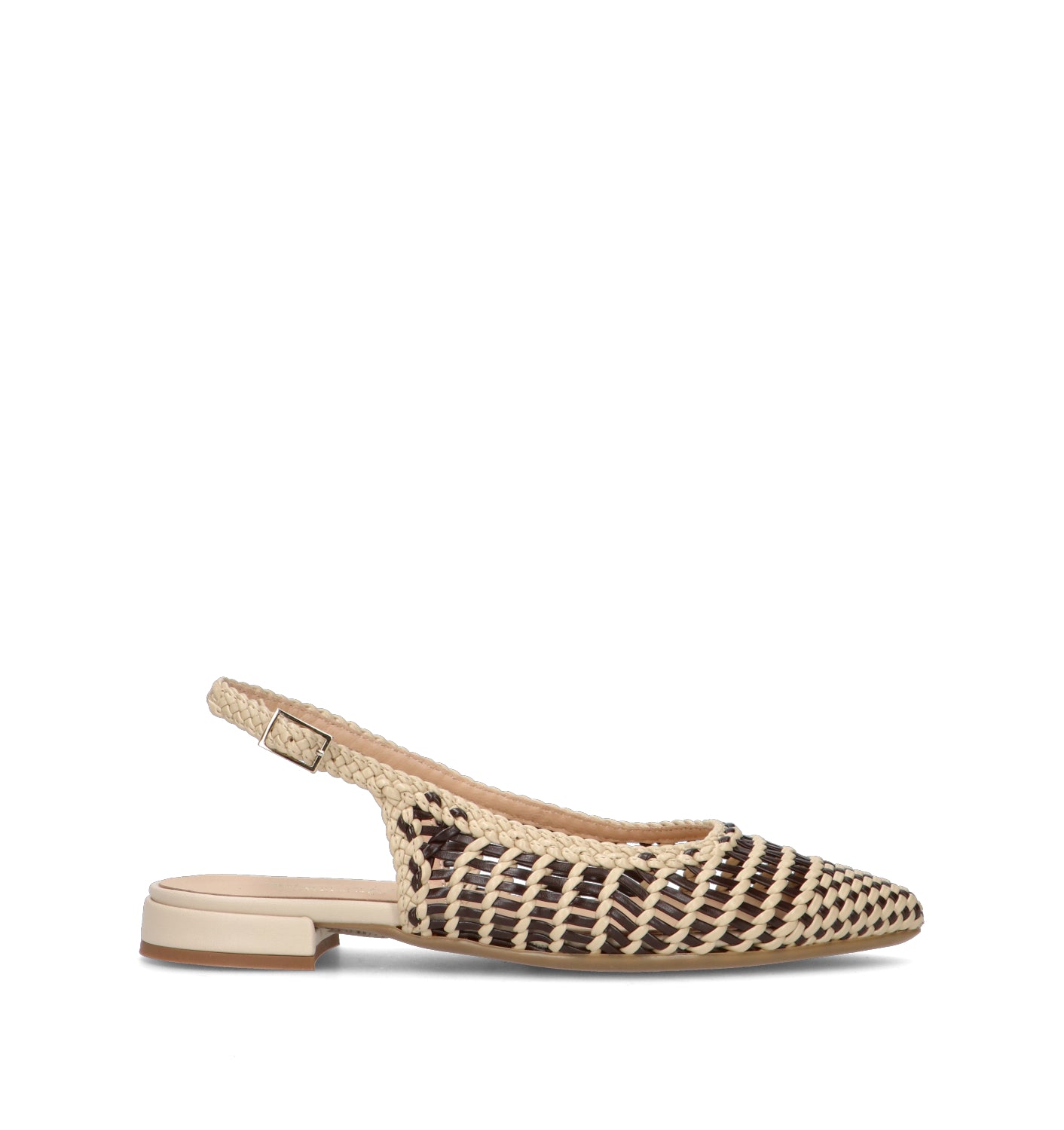 REBECCA VAN DIK Slingback donna beige
