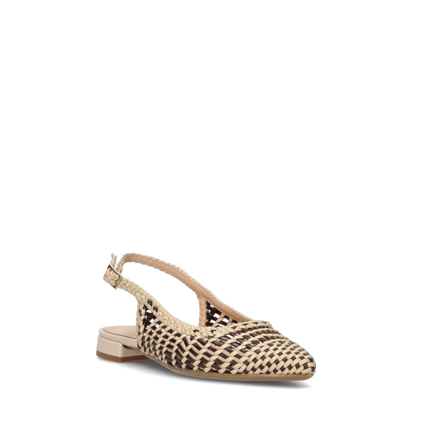 REBECCA VAN DIK Slingback donna beige