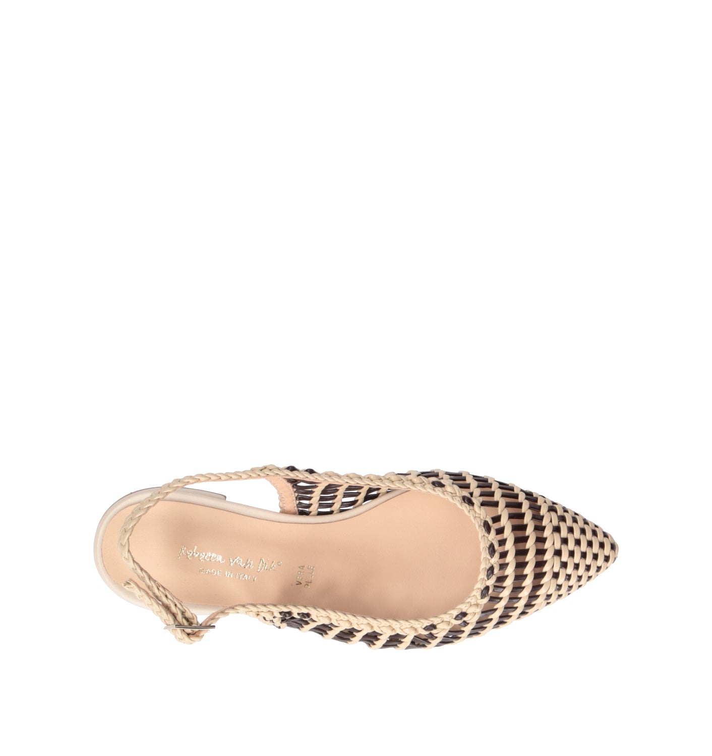 REBECCA VAN DIK Slingback donna beige