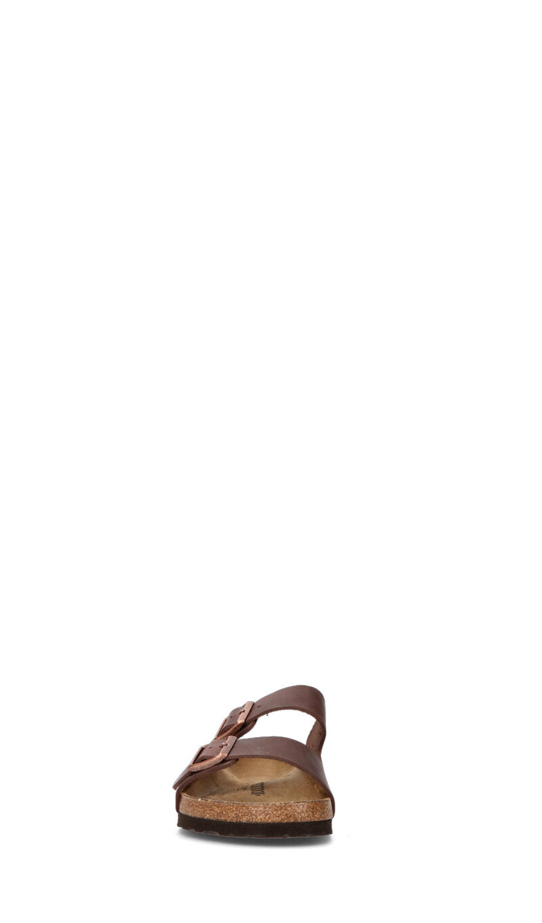BIRKENSTOCK Ciabatta uomo marrone in pelle