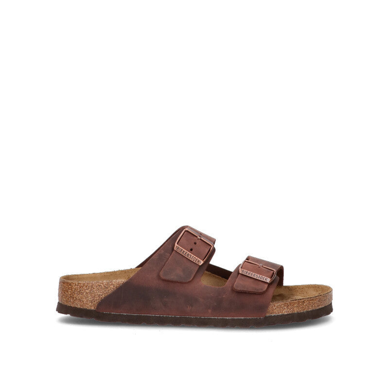 BIRKENSTOCK ARIZONA BS Ciabatta uomo marrone in pelle