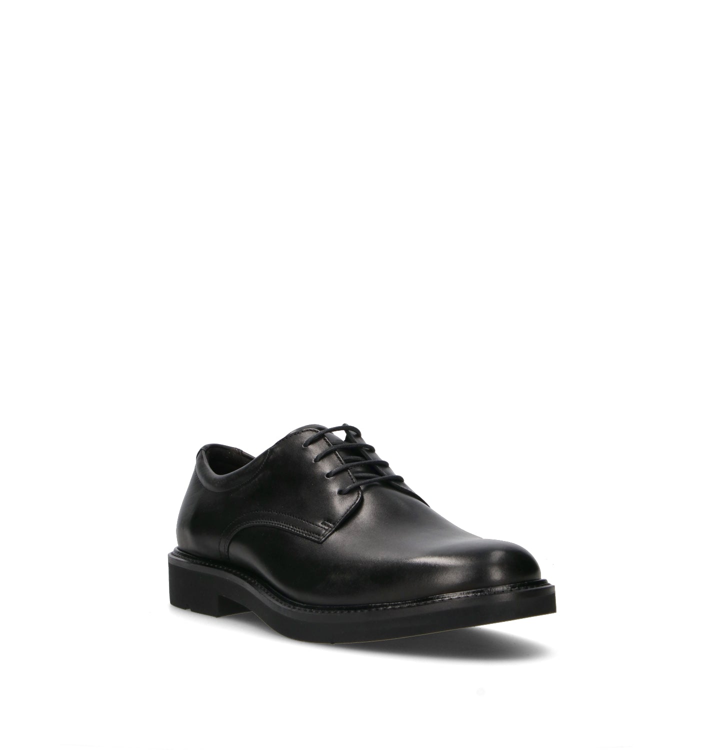 ECCO Stringata uomo nera in pelle