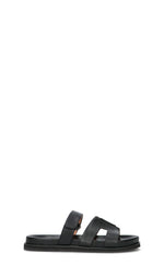 BIBI LOU Ciabatta donna nera in pelle