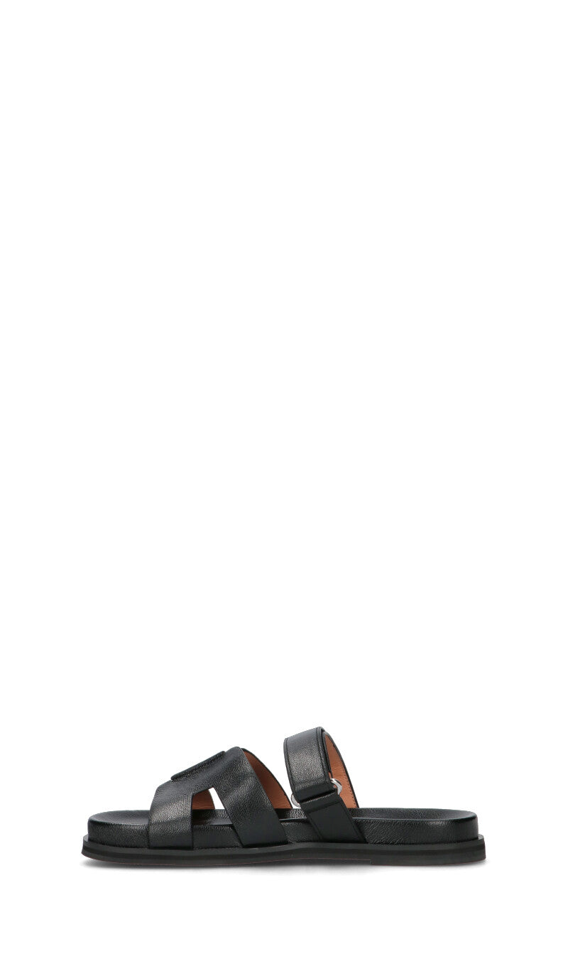 BIBI LOU Ciabatta donna nera in pelle