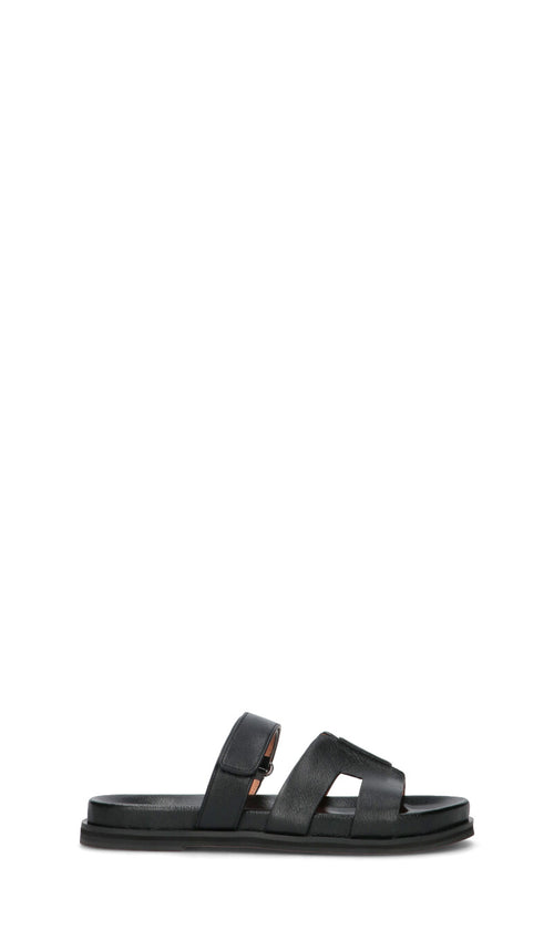 BIBI LOU Ciabatta donna nera in pelle
