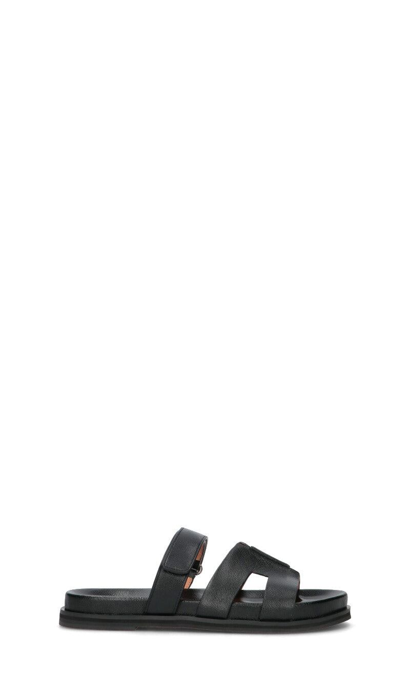 BIBI LOU Ciabatta donna nera in pelle