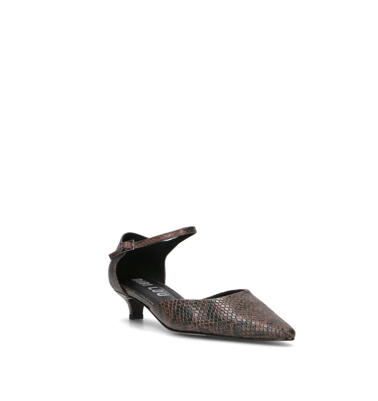 BIBI LOU Slingback donna marrone in pelle
