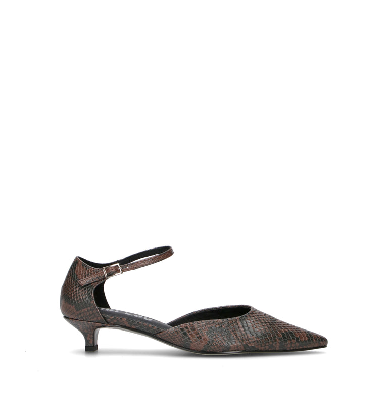 BIBI LOU Slingback donna marrone in pelle