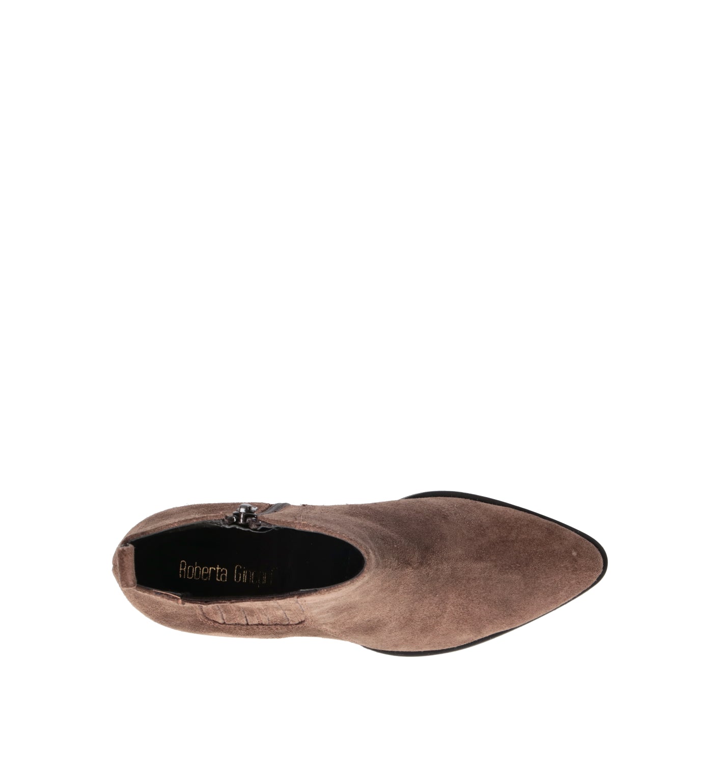 ROBERTA GINEPRI Tronchetto donna taupe in suede