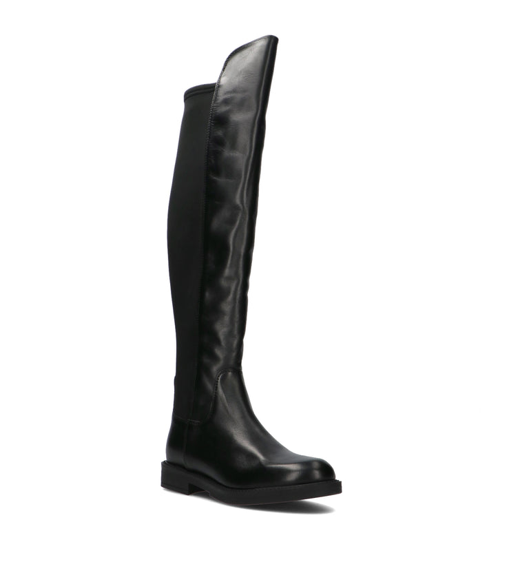 ROBERTA GINEPRI Stivale donna nero in pelle