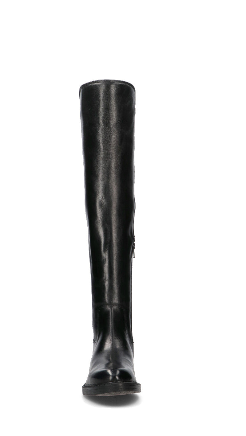 ROBERTA GINEPRI Stivale donna nero in pelle