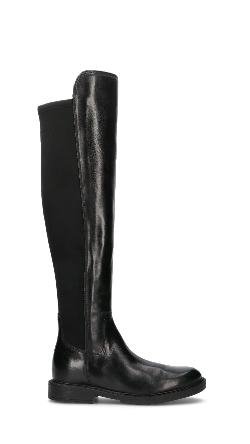 ROBERTA GINEPRI Stivale donna nero in pelle